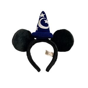 Disney Parks Sorcerer Mickey Mouse Ears Headband Fantasia Wizard Hat